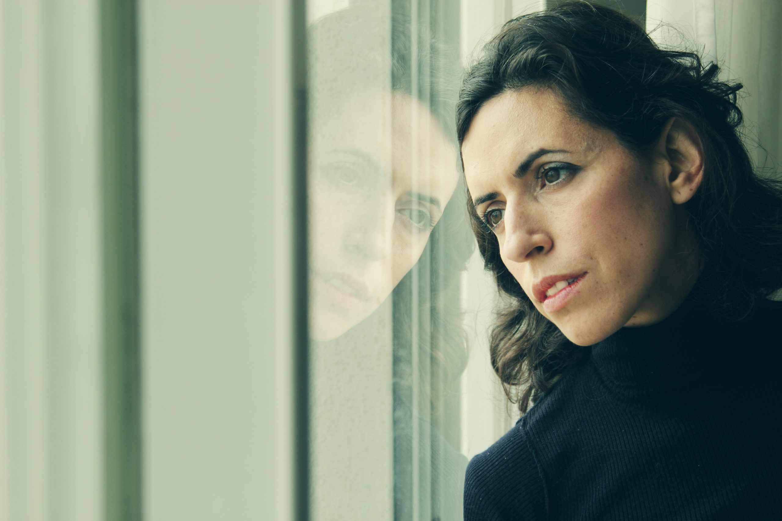 Jewish woman at a window