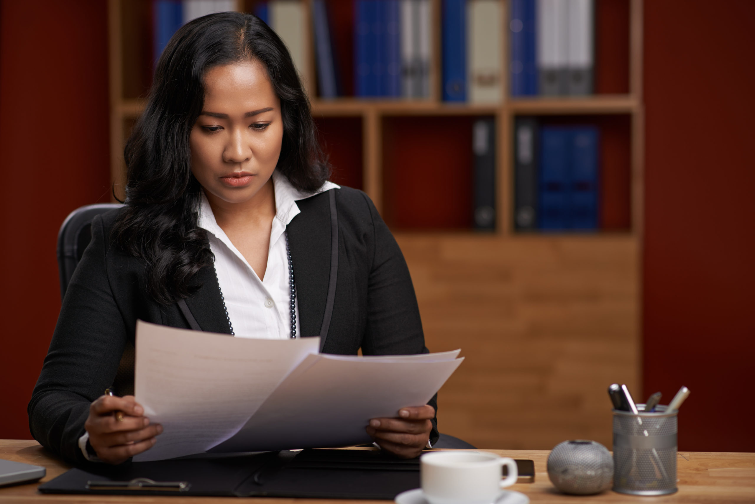 Young Asian lawyer